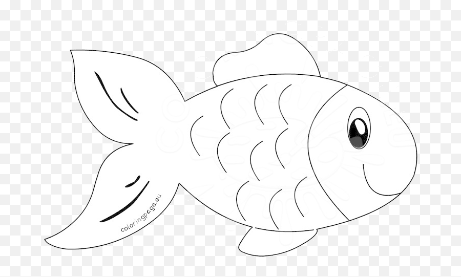 Clipart Fish Outline - Clipart Outline Of A Fish Png,Fish Outline Png