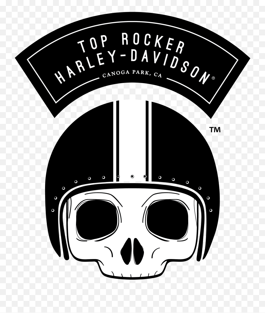 Top Rocker Harley Davidson Logo - Six Bends Harley Davidson Png,Rocker Png