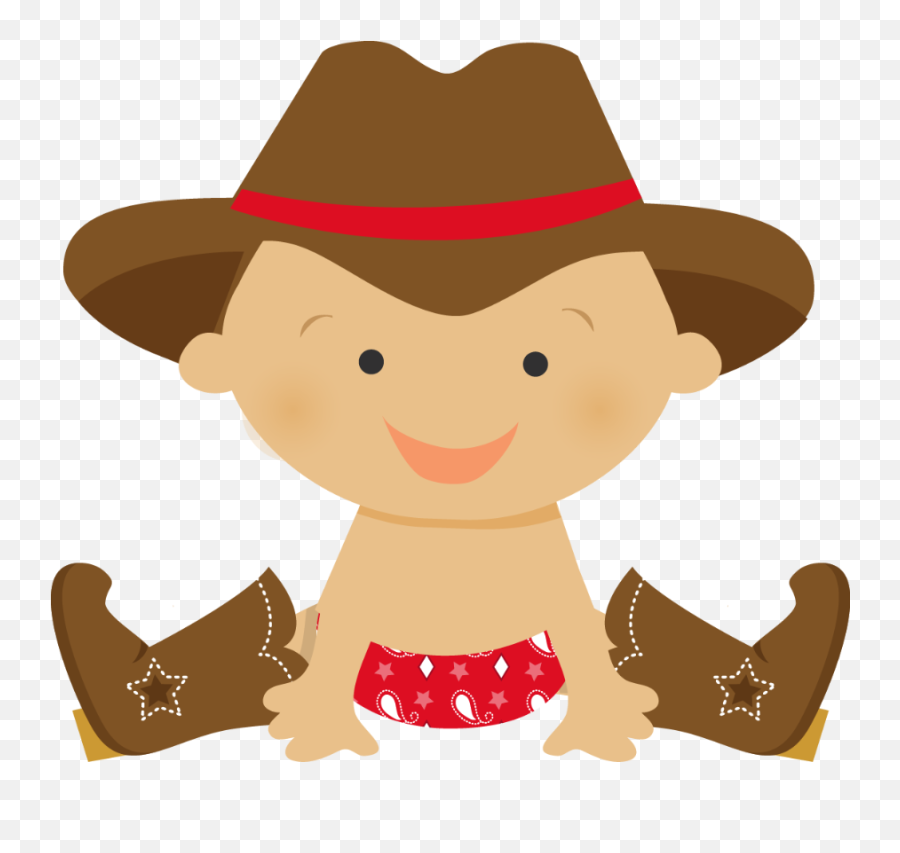 Cowboy Hat Clipart Themed - Baby Cowboy Clipart Png,Cowboy Hat Clipart Png