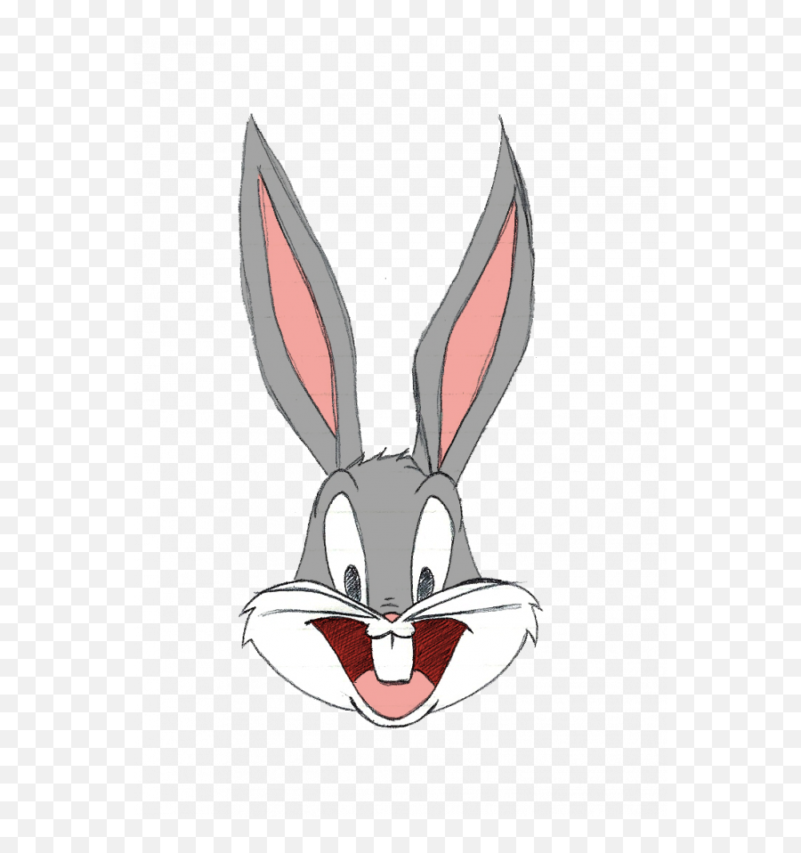 Bugs Bunny Face Png Transparent Collections - Bugs Bunny Face Drawing,Face Png