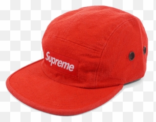 Supreme Napped Canvas Camp Cap Red - Baseball png