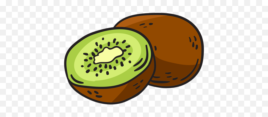 Kiwifruit Hand Drawn - Transparent Png U0026 Svg Vector File Clip Art,Kiwi Transparent