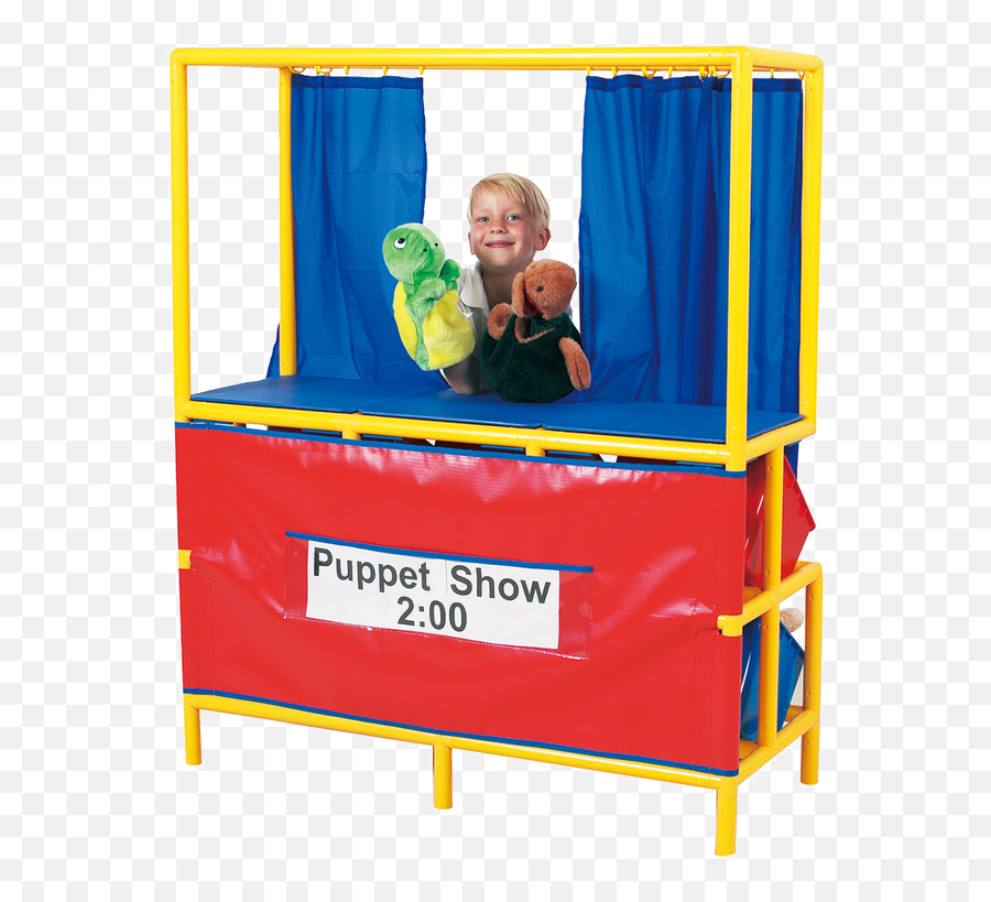 Puppet Stage W Cubbies In Back - Stage Puppet Show Png,Puppet Png