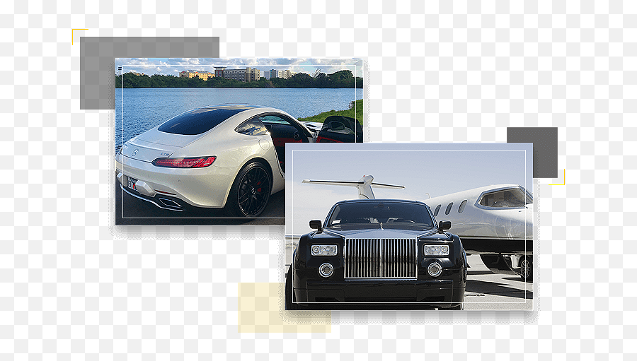 Miami Airport Luxury Exotic Car Rental - Luxurious Private Jet N Car Png,Exotic Car Png
