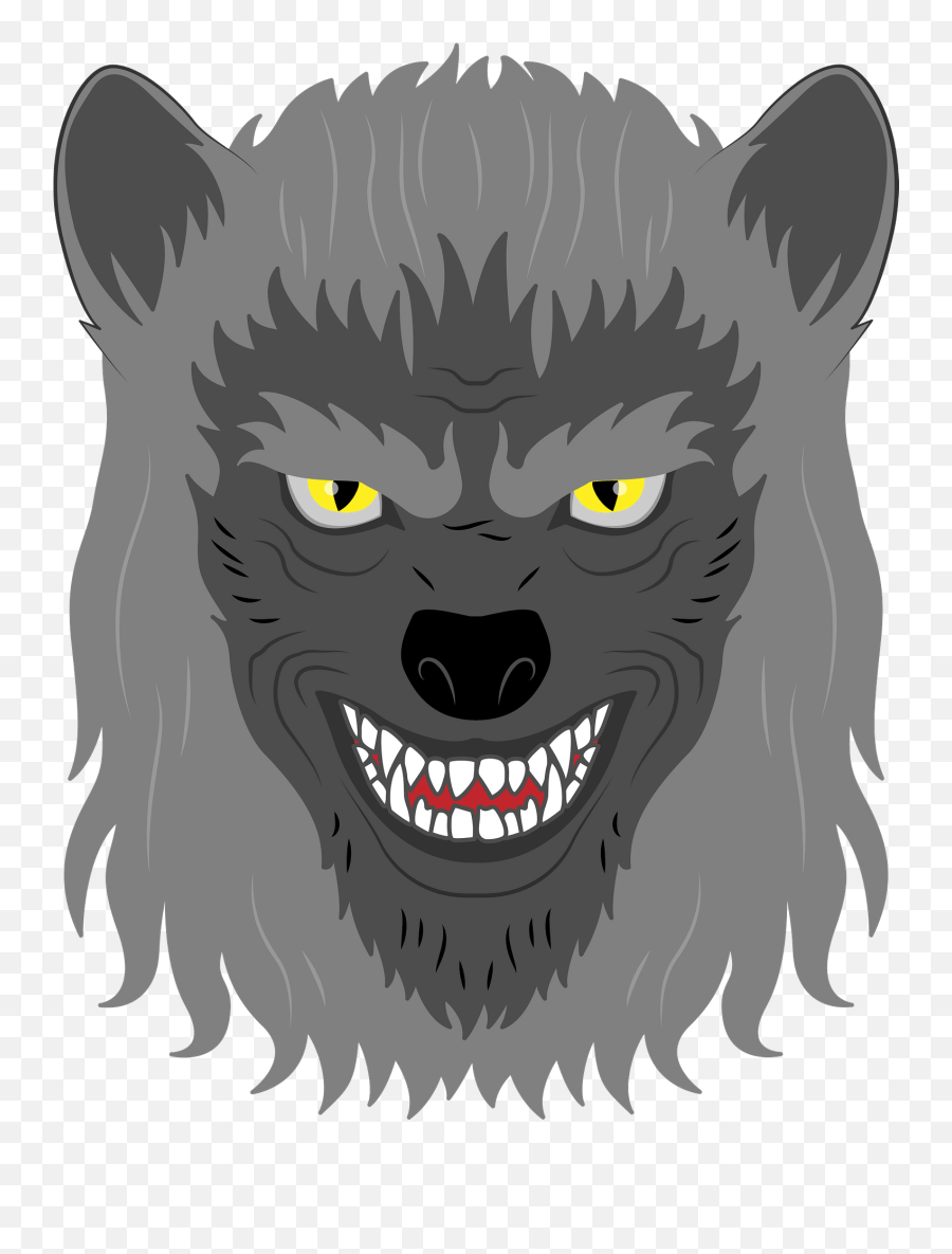 Werewolf Face Clipart - Mascaras De Hombre Lobo Para Niños Png,Werewolf Transparent