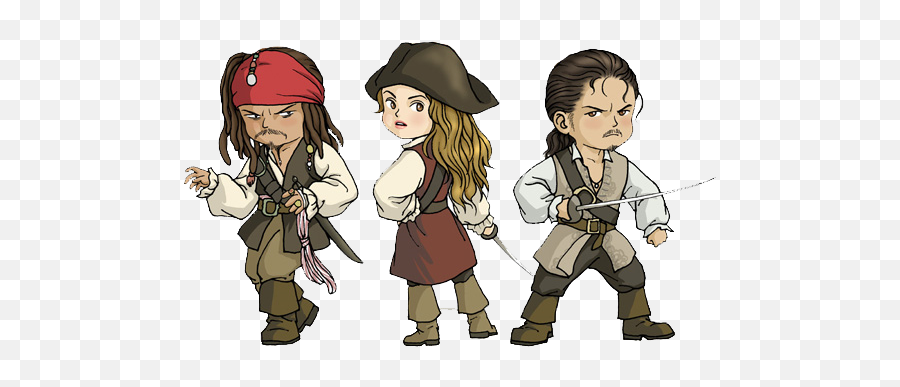Baby Jack Sparrow - Jack Sparrow Cartoon Png,Jack Sparrow Png