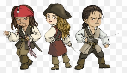 Baby Jack Sparrow - Jack Sparrow Cartoon Png,Jack Sparrow Png