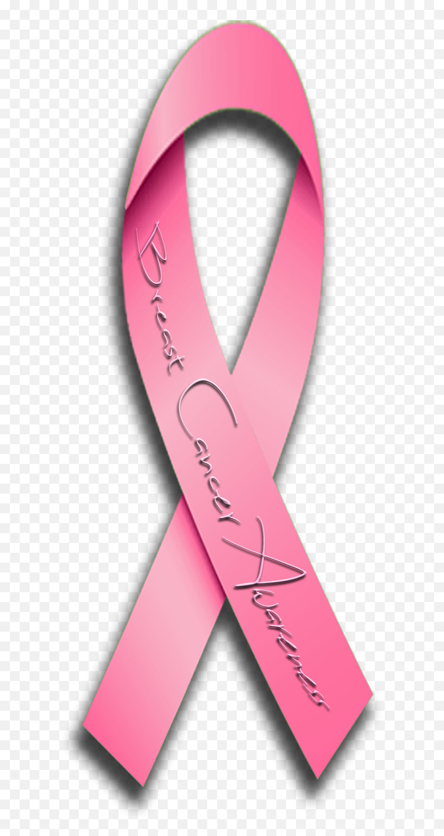 Pink Ribbon Bca With Shadow - Breast Cancer Sign Donating Png,Cancer Ribbon Transparent Background