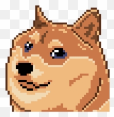 Download Pixelated Pixelart Freetouse Doge - Pixel Art Paint Doge Pixel Art Png,Doge Png