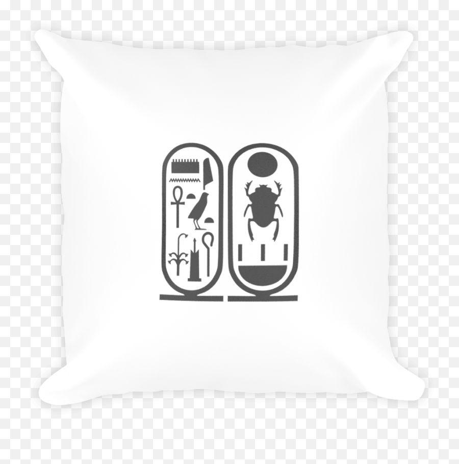King Tut Square Pillow - Create Your Own Cartouche Png,King Tut Png