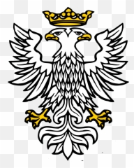 Mercian Eagle - Double Headed Heraldry png
