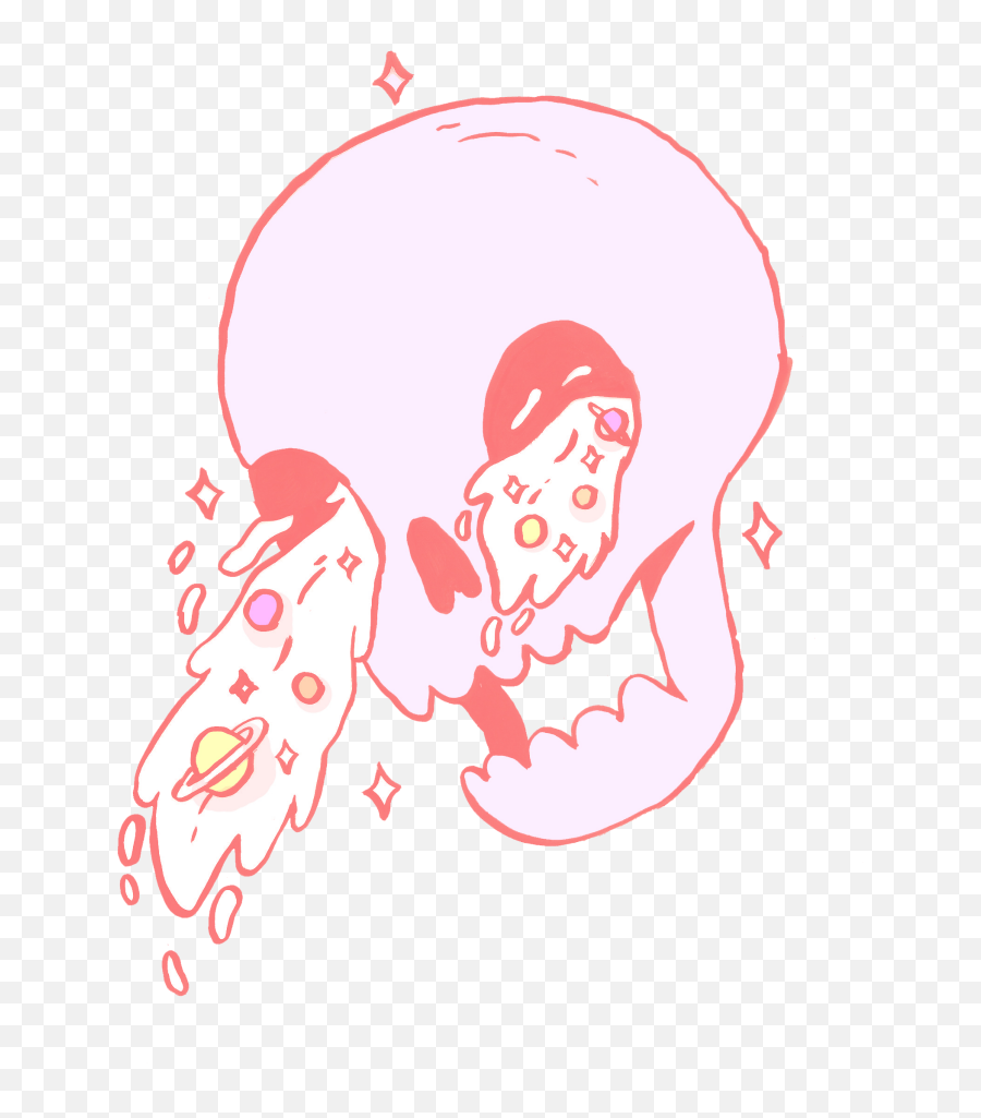 Skull Clipart Transparent - Pink Skull Transparent Background Png,Skull Clipart Png