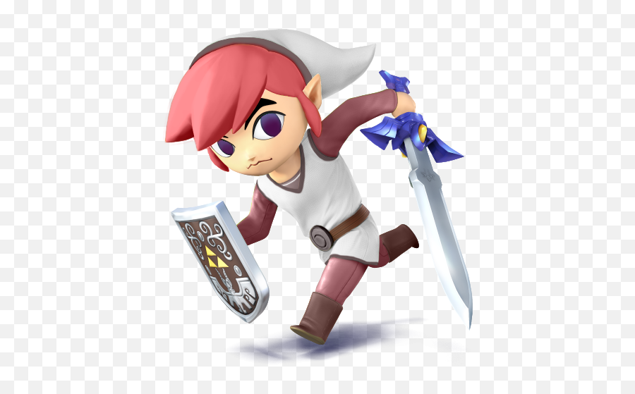 Download Super Smash Bros Wii U Toon Link - Full Size Png Wind Waker Master Sword Prop,Super Smash Bros Wii U Logo