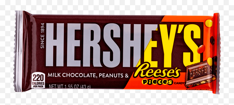 Hersheyu0027s Milk Chocolate Peanuts U0026 Reeseu0027s Pieces Candy - Horizontal Png,Reeses Pieces Logo