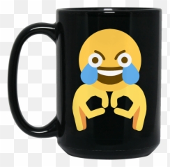 Open Eye Crying Laughing Emoji Dank Epic Meme Ok Hand Sign - png