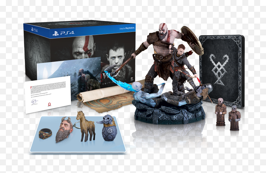 God Of War Limited Edition Console Png 2018 Logo