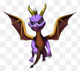 Spyro The Dragon Flying Transparent Png - Spyro The Dragon Psp,Spyro Transparent
