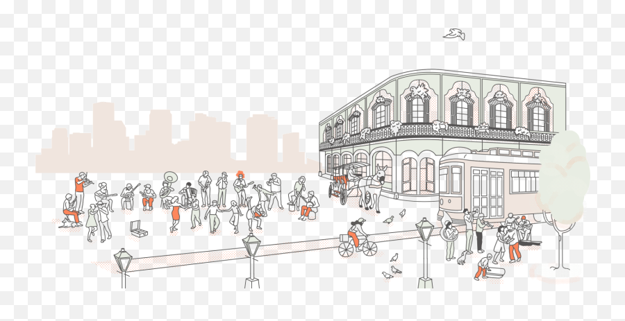 Dorsia - Sketch Png,New Orleans Png