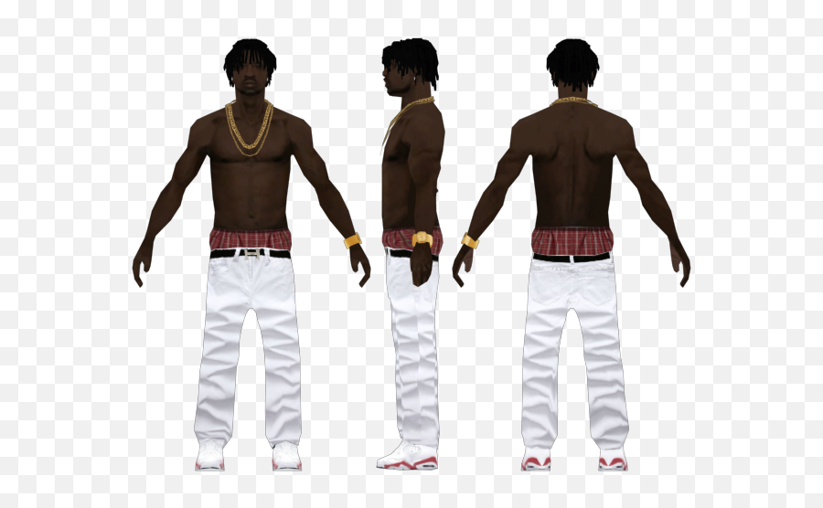 Chief Keef By Compton - Gta Samp Designer Skin Png,Chief Keef Png