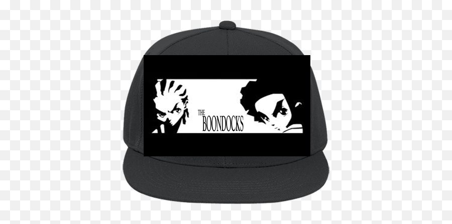 Download Hd Flat Bill Fitted Hats 123 - Riley Boondocks Boondocks Riley And Huey Png,Boondocks Png