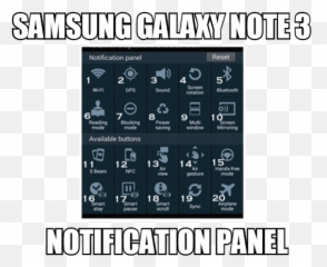Setting Panel - Notification Bar Of Phone Memes png