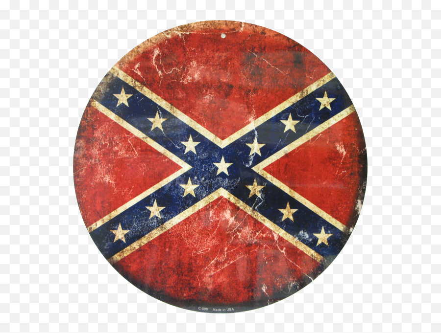 Circular Confederate Flag Png - Confederate Flag,Rebel Flag Png