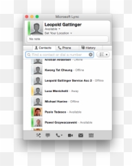 Lync För Mac - Technology Applications png