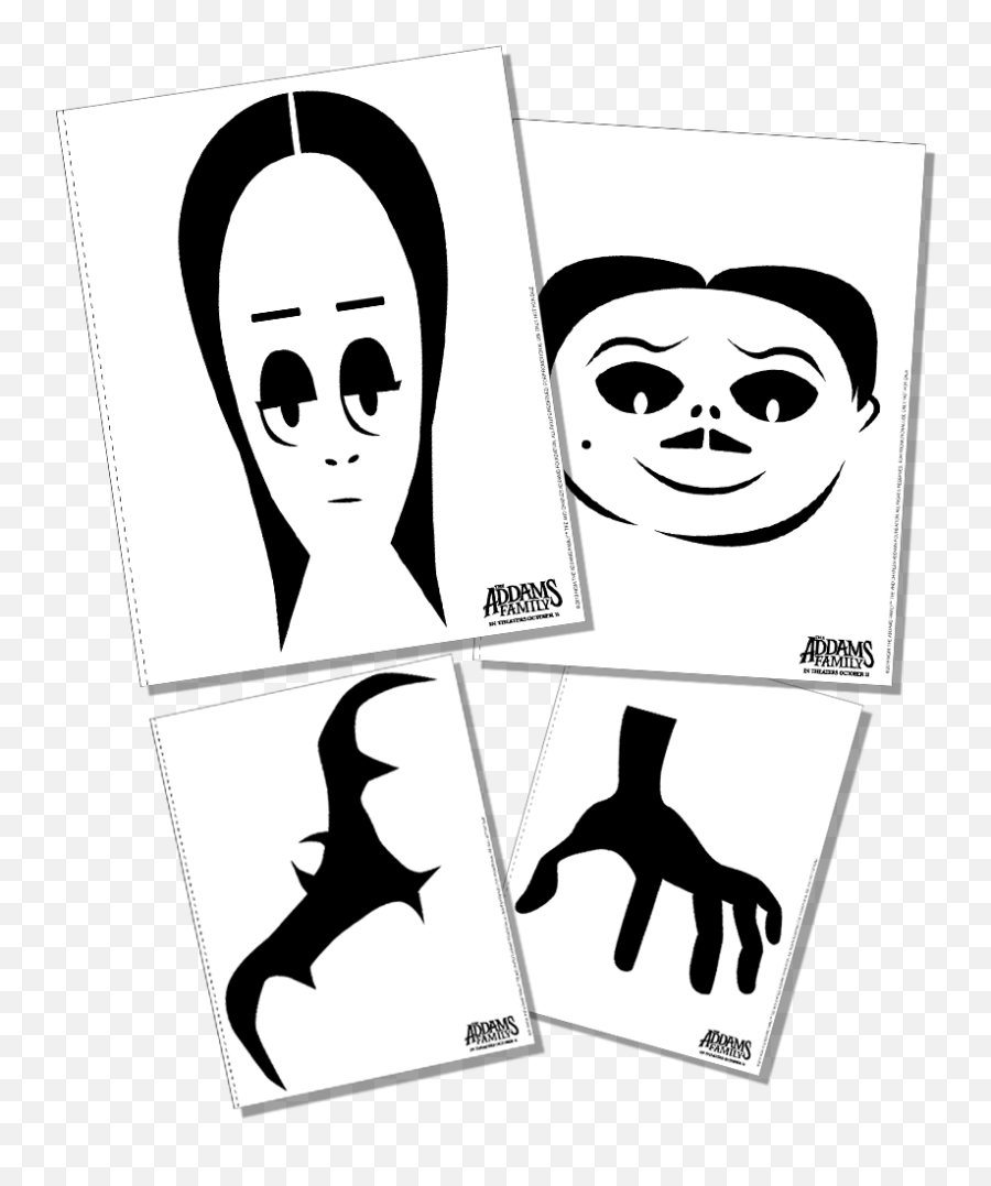 Addams Family Pumpkin Carving Clipart - Dot Png,Addams Family Icon