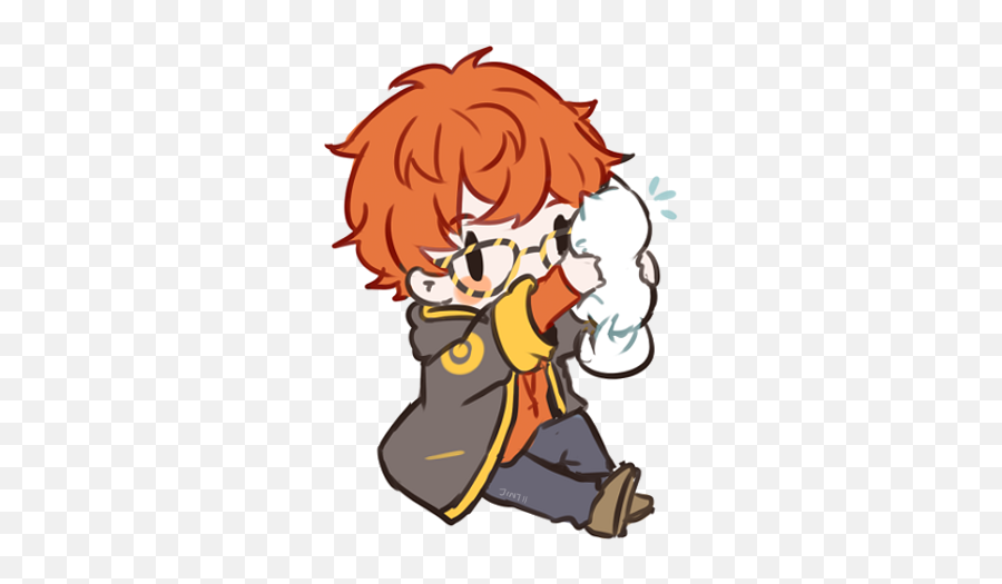 Mmmcchan Seven Mystic Messenger - Mystic Messenger Seven Chibi Png,Tamamo No Mae Icon