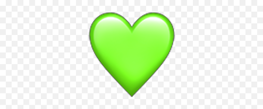 Green Heart Emoji Iphone Freetoedit - Heart Png,Iphone Heart Emoji Png