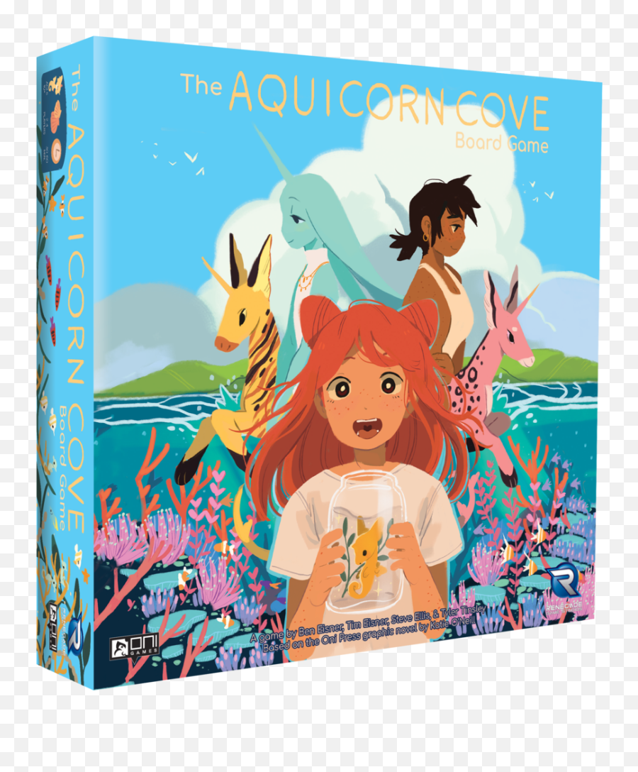 Aquicorn Cove Board Game Oni Edition - Oni Press Cartoon Png,Oni Png