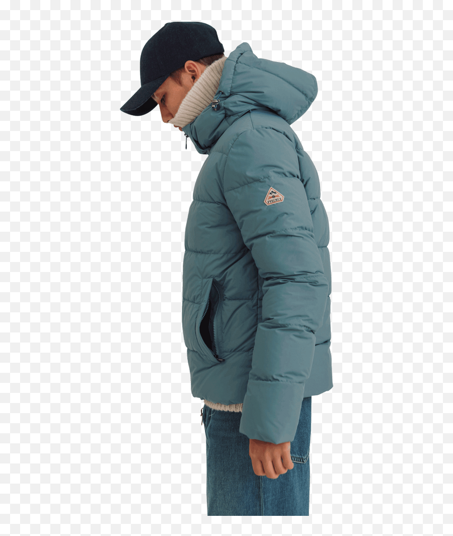 Spoutnic Down Jacket Blue Mirage - Hooded Png,Icon 1000 Hood Jacket