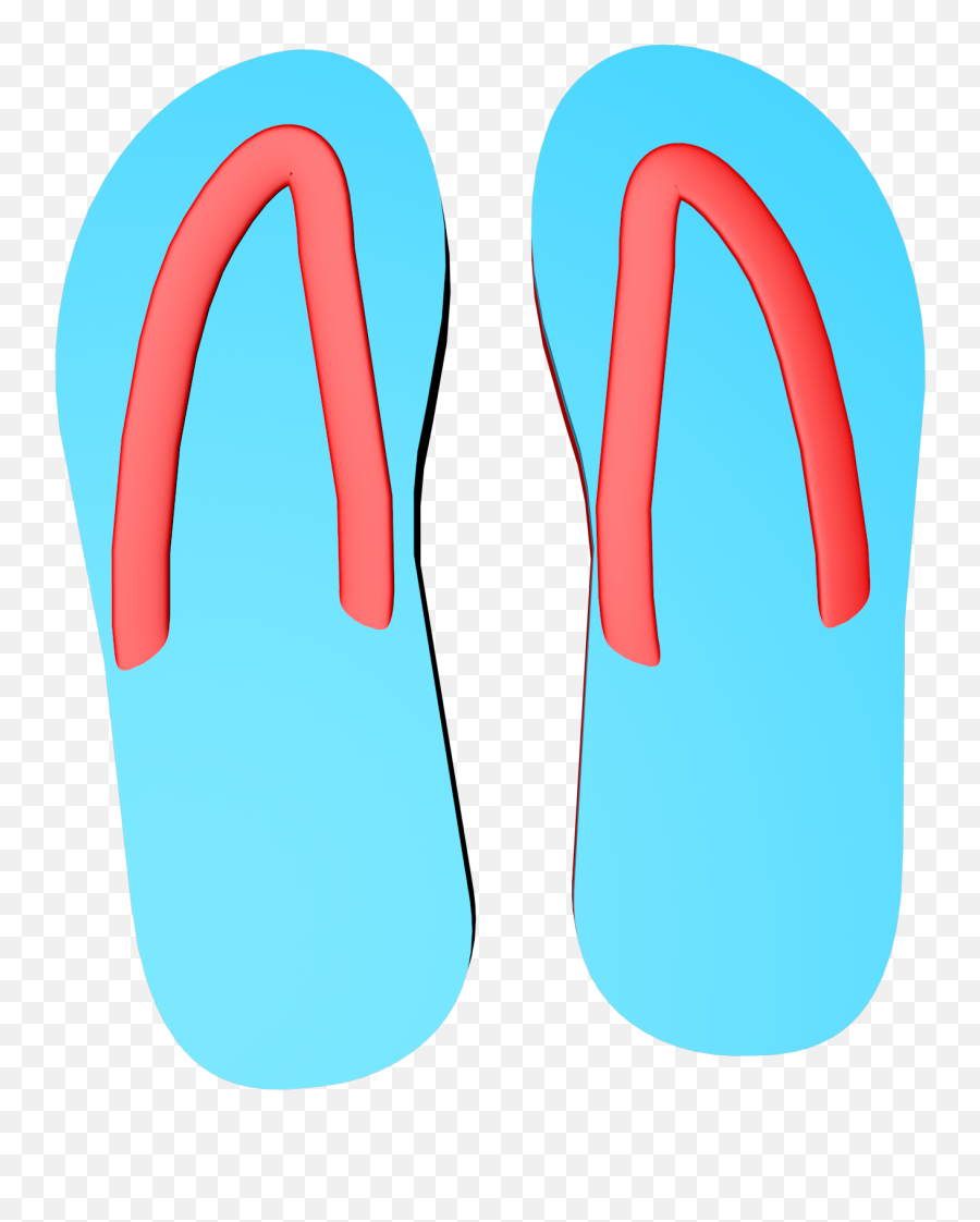 C4d Simple Blue Red Flip Flop Poster - Flipflops Full Solid Png,Cinema4d Icon