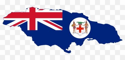 Flag Map Of Jamaica - West Indies Map Png,Jamaica Flag Png