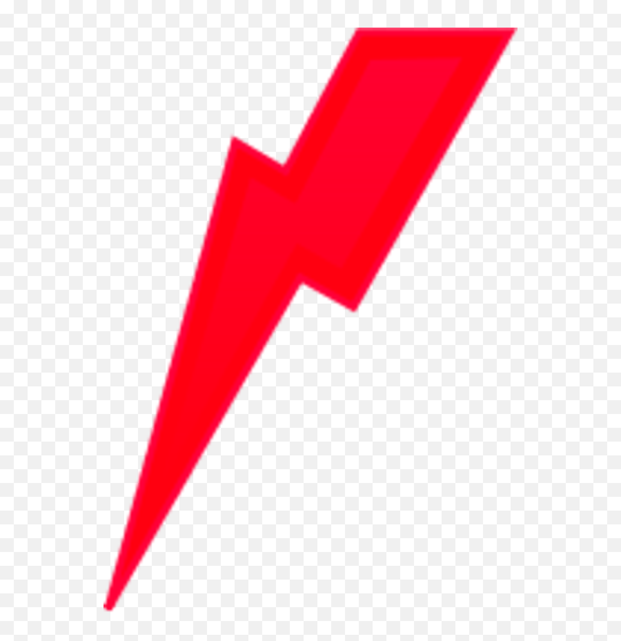 Red Lightning Bolt Clipart Png Transparent