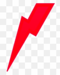 Red Lightning Bolt Clipart Png