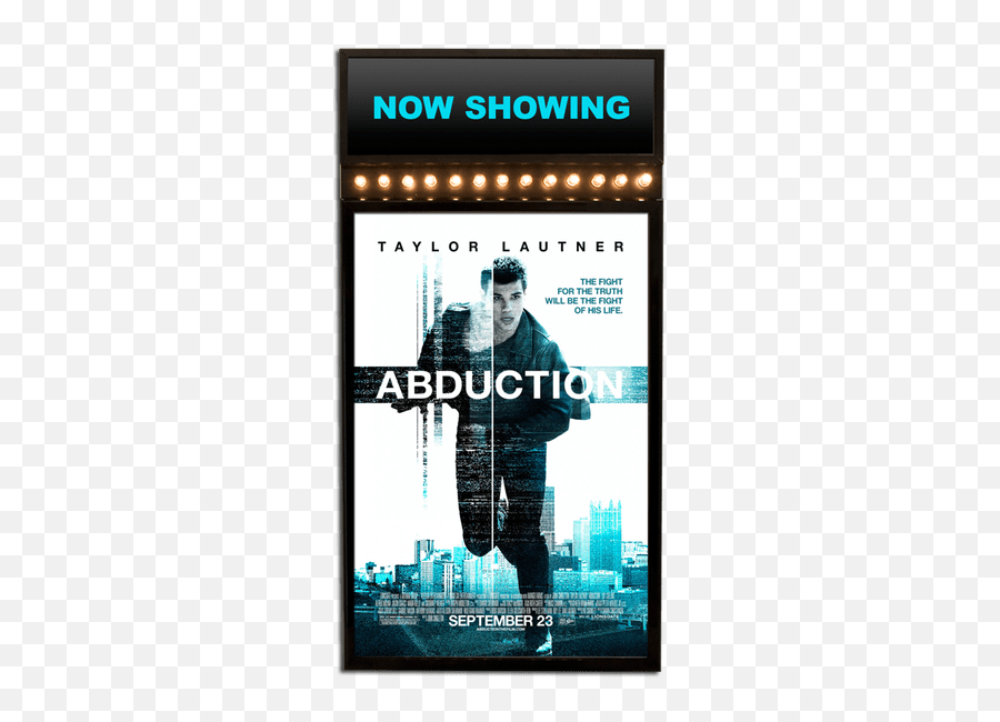 Headliner Series Rear Lit Movie Poster Light Box - Abduction 2011 Poster Png,Movie Box Icon