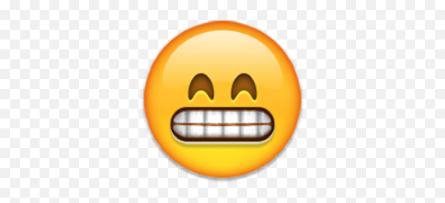 Flushed Face Emoji Grin - Emoji Sweet Png,Flushed Emoji Png