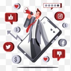 Social Media Marketing - unick work png