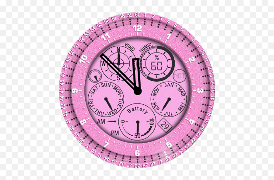 Digital Profi Lady Watch Face Png Icon 26 46