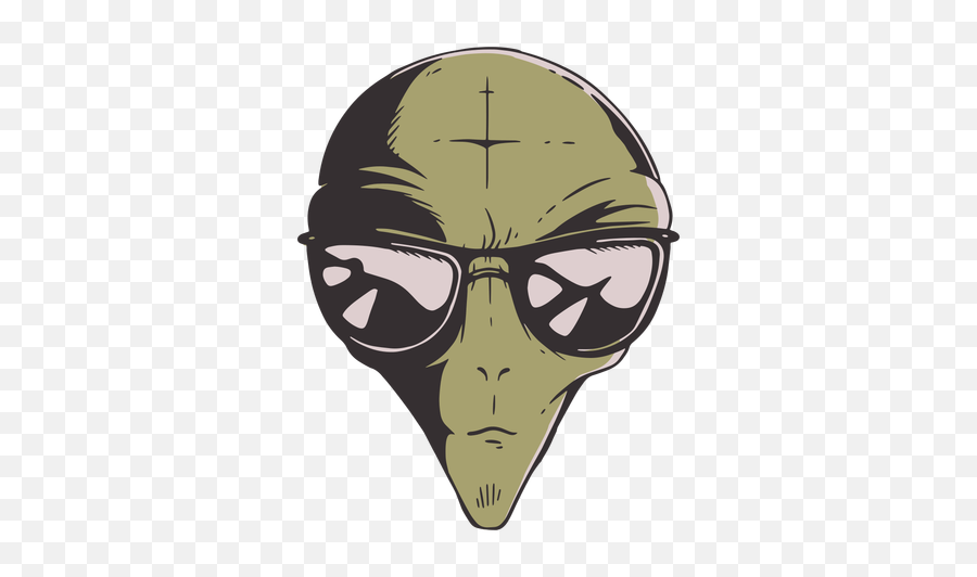 Alienu0027s Head Sun Glasses Colorful - Transparent Png U0026 Svg Extraterrestre Con Lentes De Sol,Balaclava Png