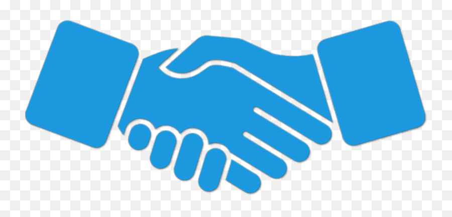 Computer Icons Clip Art Services Transprent Png - Handshake Hands Shaking Icon Blue,Handshake Png