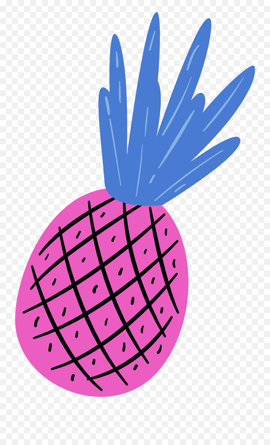 Leave - Free Colorful Pineapple Clipart Png Transparent Png Fun Clipart,Pineapple Clipart Png