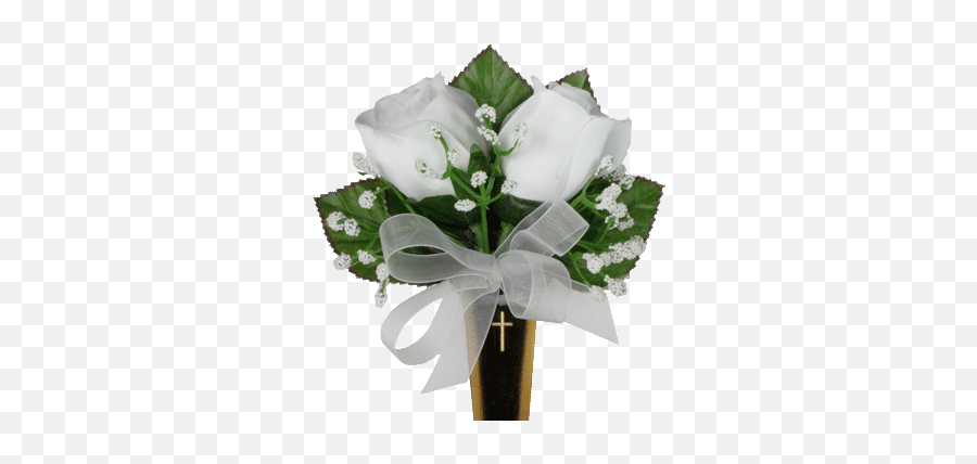 White Roses With Babys Breath - Bouquet Png,Baby's Breath Png