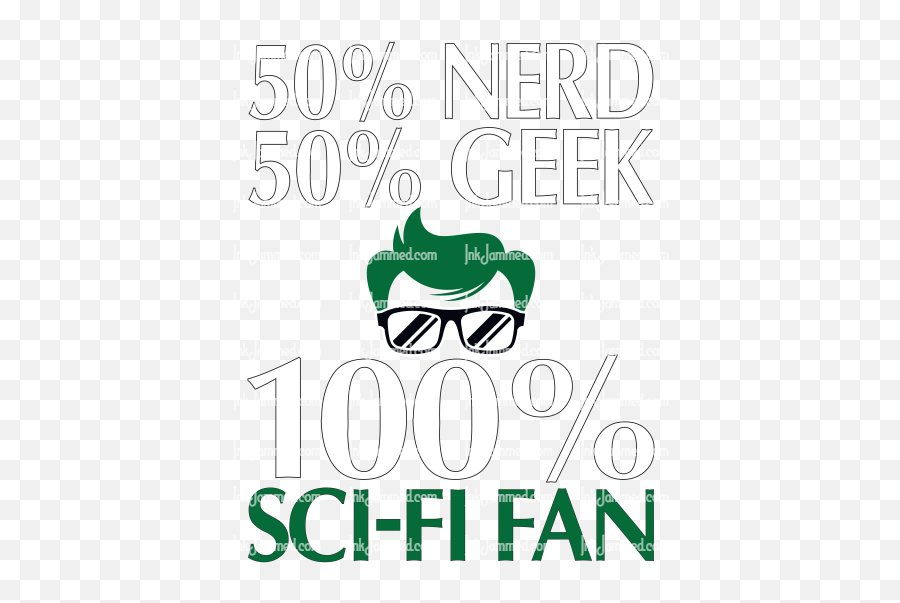 50 Nerd Geek 100 Sci - Fi Fan Illustration Png,Nerd Png