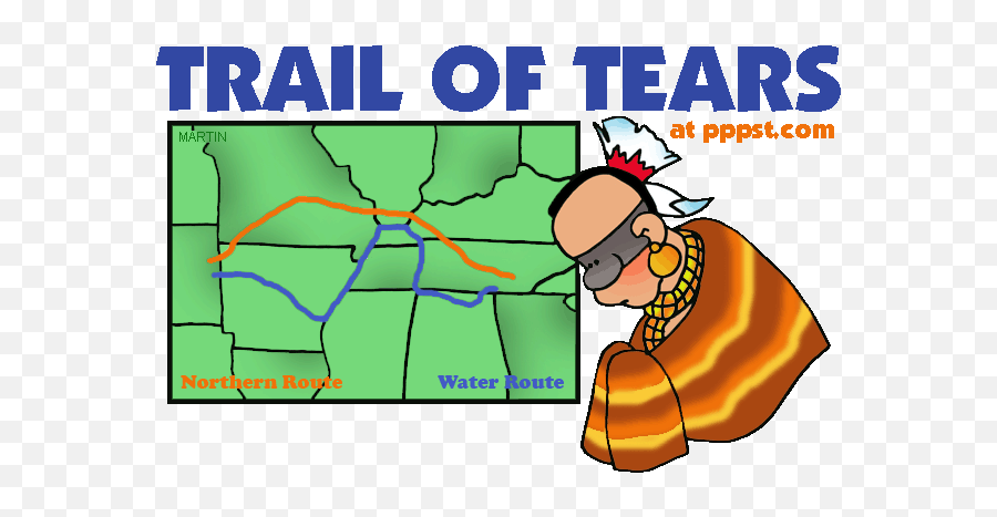 Trail Of Tears Clipart - Removal Act Trail Of Tears Png,Tears Transparent