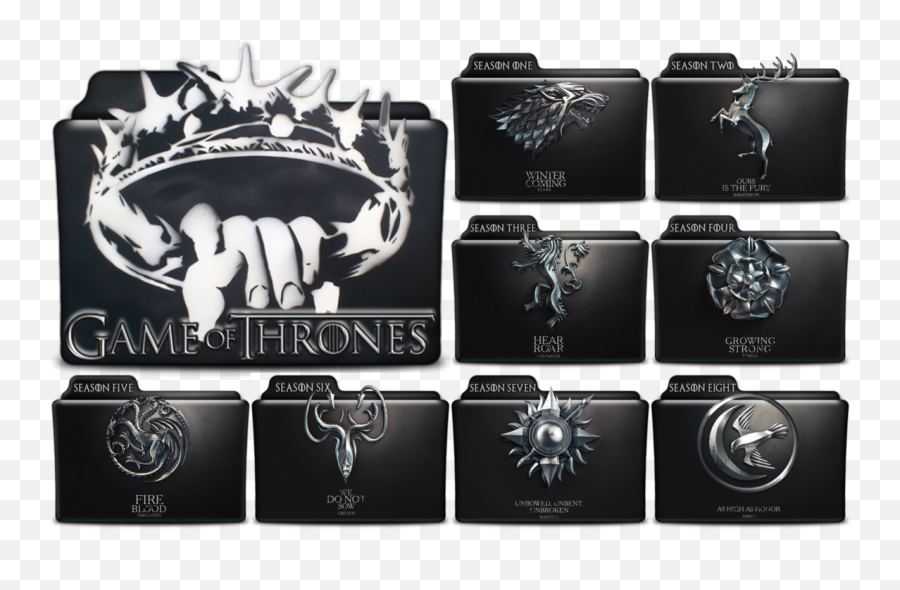 Download Folders Png - Game Of Thrones Season 1 Icon Folder Game Of Thrones Folder Icon,Folders Png