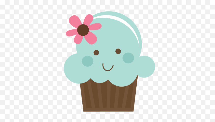 Download Svg Cutting File For - Cute Cupcake Clipart Png,Cupcake Clipart Png