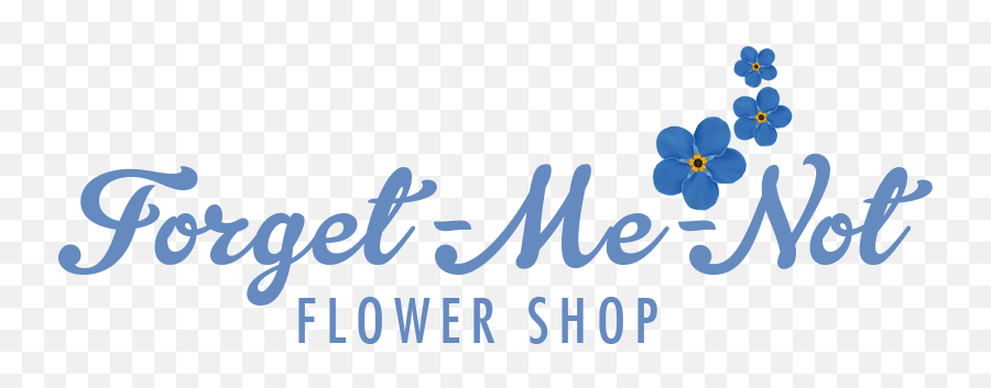 Forget Me Not Florist Logo - Forget Me Not Png,Forget Me Not Png