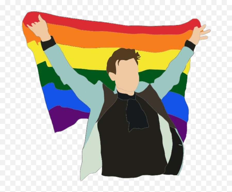 Harrystyles Pride Lgbt Flags Prideflag Sticker By Nori - Harry Styles Pride Drawing Png,Lgbt Flag Png